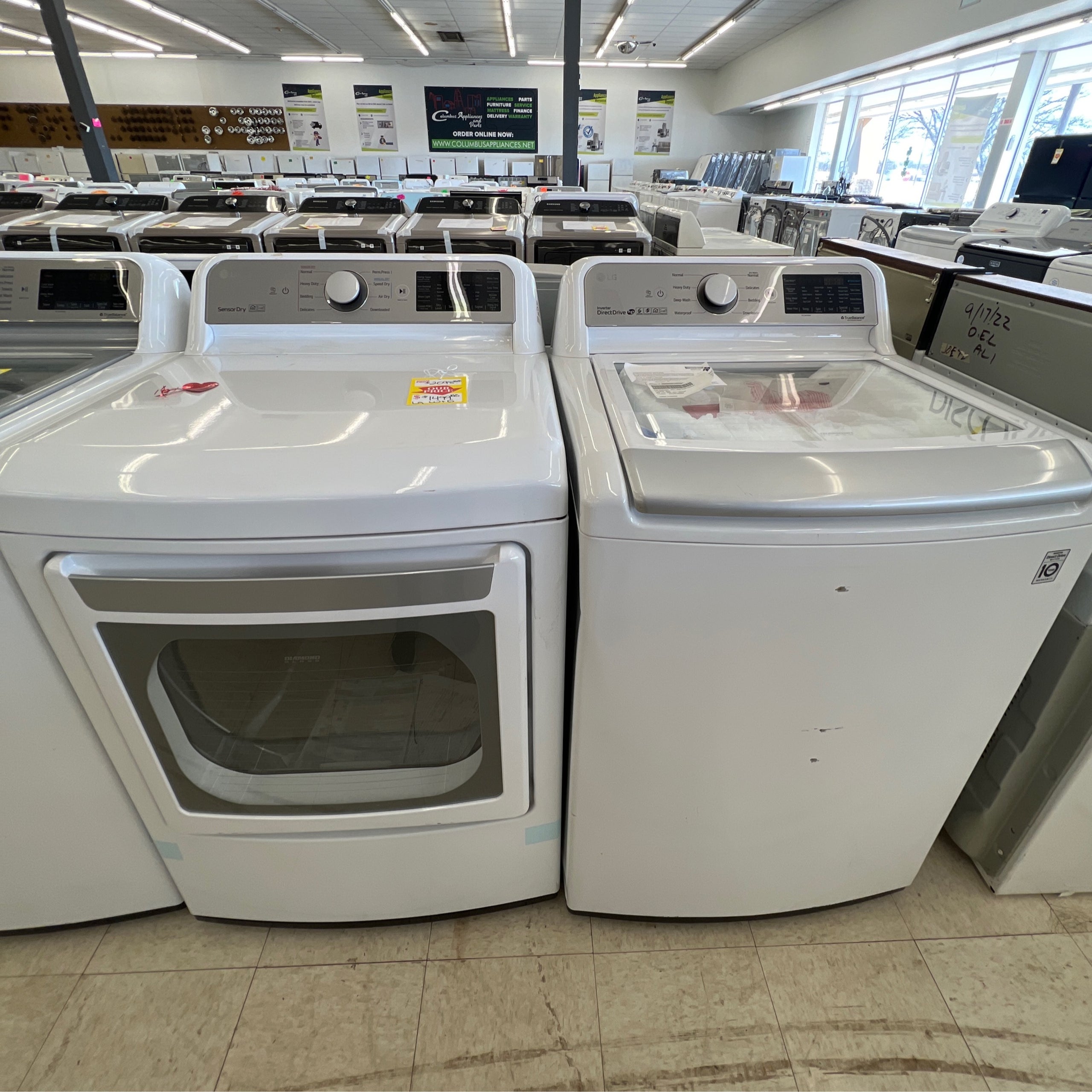 Del outlet lg washer